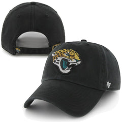 47 Brand Jacksonville Jaguars New Logo Clean-Up Adjustable Slouch Hat Black