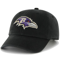 47 Brand Baltimore Ravens Clean Up Adjustable Hat Black
