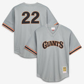 MLB Will Clark San Francisco Giants Mitchell & Ness Authentic Batting Practice Jersey - Gray