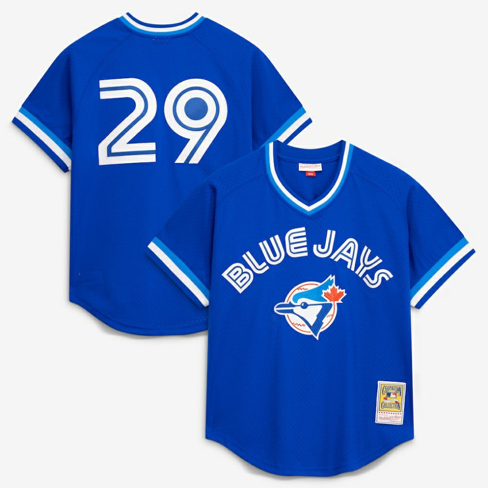 MLB Joe Carter Toronto Blue Jays Mitchell & Ness Authentic Batting Practice Jersey - Royal