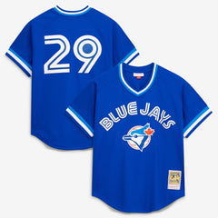 MLB Joe Carter Toronto Blue Jays Mitchell & Ness Authentic Batting Practice Jersey - Royal
