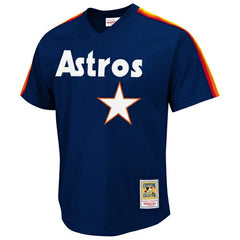 MLB Nolan Ryan Houston Astros Mitchell & Ness Authentic Batting Practice Jersey - Navy