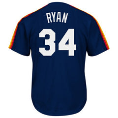 MLB Nolan Ryan Houston Astros Mitchell & Ness Authentic Batting Practice Jersey - Navy