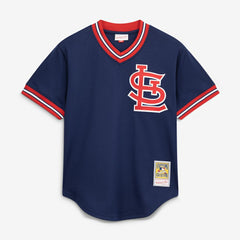 MLB Ozzie Smith St. Louis Cardinals Mitchell & Ness Authentic Batting Practice Jersey - Navy