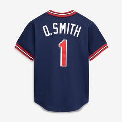 MLB Ozzie Smith St. Louis Cardinals Mitchell & Ness Authentic Batting Practice Jersey - Navy