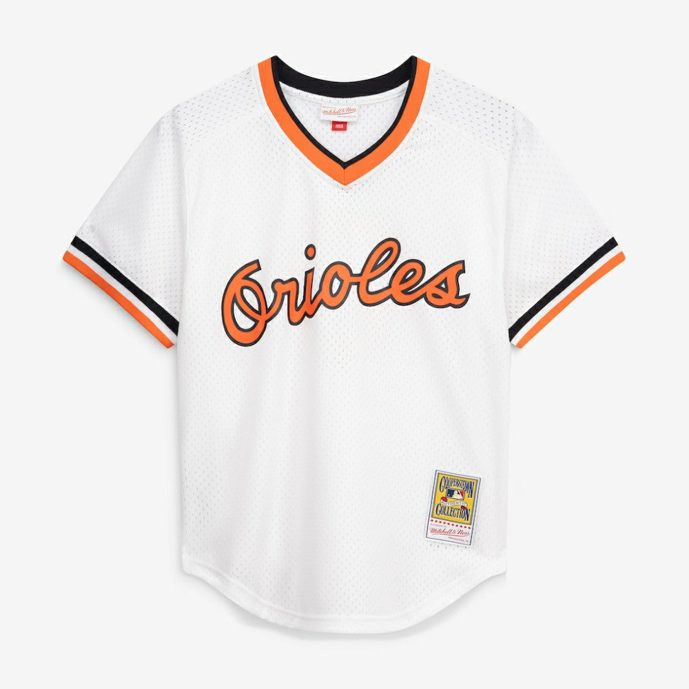 MLB Cal Ripken Jr. Baltimore Orioles Mitchell & Ness Authentic Batting Practice Jersey - White