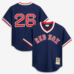 MLB Wade Boggs Boston Red Sox Mitchell & Ness Authentic Batting Practice Jersey - Navy