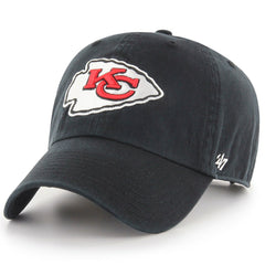 47 Brand Kansas City Chiefs New Clean Up Adjustable Hat Black