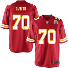 NFL Youth Kansas City Chiefs Mike DeVito Team Color Game Jersey