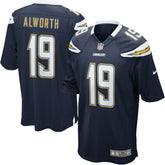 San Diego Chargers Lance Alworth Gridiron Classics Retired Player Game Jersey Navy