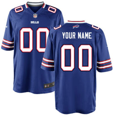 NFL Buffalo Bills Youth Custom Game Jersey - Royal