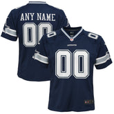 NFL Dallas Cowboys Youth Custom Game Jersey - Navy
