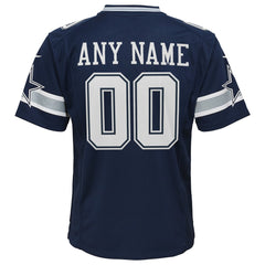 NFL Dallas Cowboys Youth Custom Game Jersey - Navy