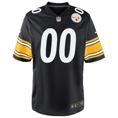 NFL Pittsburgh Steelers Youth Custom Game Jersey - Black
