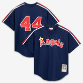 MLB Reggie Jackson California Angels Mitchell & Ness Authentic Batting Practice Jersey - Navy