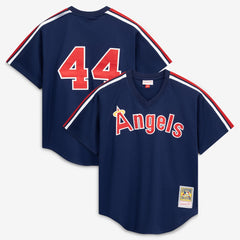 MLB Reggie Jackson California Angels Mitchell & Ness Authentic Batting Practice Jersey - Navy
