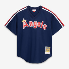 MLB Reggie Jackson California Angels Mitchell & Ness Authentic Batting Practice Jersey - Navy