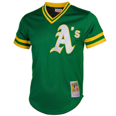 MLB Reggie Jackson Athletics Mitchell & Ness Authentic Batting Practice Jersey - Green