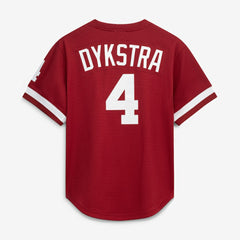 MLB Lenny Dykstra Philadelphia Phillies Mitchell & Ness Authentic Batting Practice Jersey - Scarlet