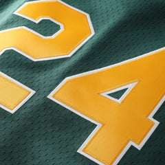 MLB Rickey Henderson Athletics Mitchell & Ness Authentic Batting Practice Jersey - Green