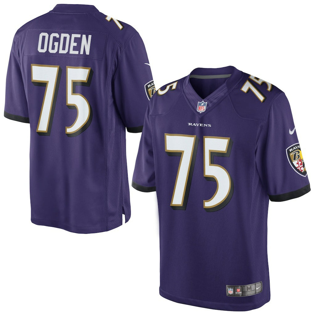 NFL Jonathan Ogden Baltimore Ravens Retired Player Limited Jersey - Purple