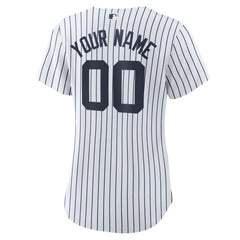 Women's New York Yankees White 2024 World Series Home Replica Custom Jersey