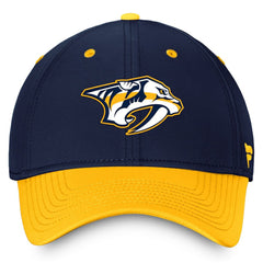NHL Nashville Predators Fanatics Authentic Pro Rink Two-Tone Flex Hat – Navy/Gold