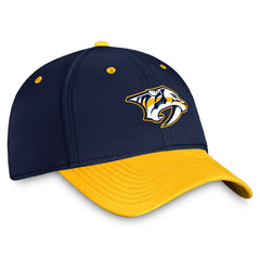 NHL Nashville Predators Fanatics Authentic Pro Rink Two-Tone Flex Hat – Navy/Gold
