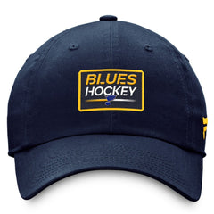 NHL St. Louis Blues Fanatics Authentic Pro Prime Adjustable Hat – Navy