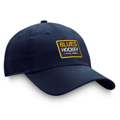NHL St. Louis Blues Fanatics Authentic Pro Prime Adjustable Hat – Navy