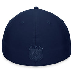 NHL Seattle Kraken Fanatics Authentic Pro Road Stack Logo Flex Hat - Deep Sea Blue