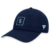 NHL Seattle Kraken Fanatics Authentic Pro Rink Adjustable Hat - Deep Sea Blue