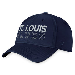 NHL St. Louis Blues Fanatics Authentic Pro Road Flex Hat – Navy