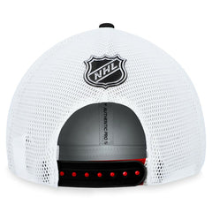 NHL Chicago Blackhawks Fanatics Authentic Pro Rink Trucker Adjustable Hat - Red