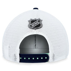 NHL Seattle Kraken Fanatics Authentic Pro Rink Trucker Adjustable Hat - Light Blue
