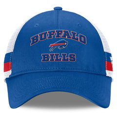 Buffalo Bills Fundamentals Side Stripe Trucker Adjustable Hat Royal/White