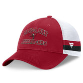 Tampa Bay Buccaneers Fundamentals Side Stripe Trucker Adjustable Hat Red/White