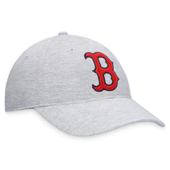 Boston Red Sox Fanatics Logo Adjustable Hat - Heather Gray Hats