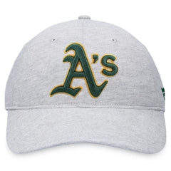Athletics Fanatics Logo Adjustable Hat - Heather Gray Hats