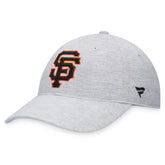 San Francisco Giants Fanatics Logo Adjustable Hat - Heather Gray Hats