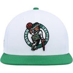 Boston Celtics Side Core 2.0 Snapback Hat White/Green