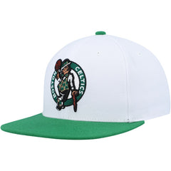 Boston Celtics Side Core 2.0 Snapback Hat White/Green