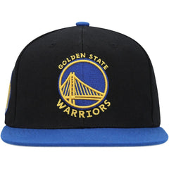 Golden State Warriors Side Core 2.0 Snapback Hat Black/Royal