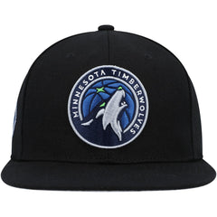 Minnesota Timberwolves Side Core 2.0 Snapback Hat Black