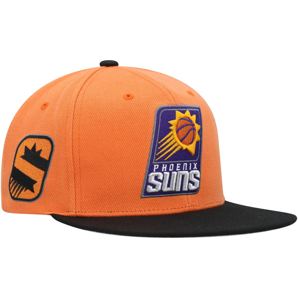 Phoenix Suns Side Core 2.0 Snapback Hat Orange/Black
