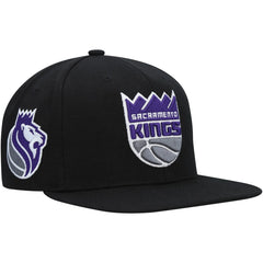 Sacramento Kings Side Core 2.0 Snapback Hat Black