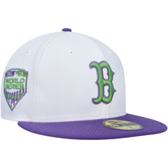 Boston Red Sox New Era Side Patch 59FIFTY Fitted Hat - White Hats