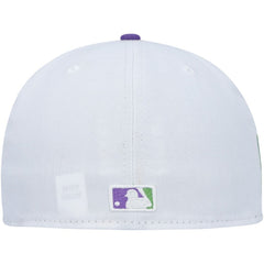 Chicago Cubs New Era Side Patch 59FIFTY Fitted Hat - White Hats