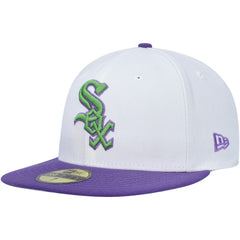 Chicago White Sox New Era Side Patch 59FIFTY Fitted Hat - White Hats