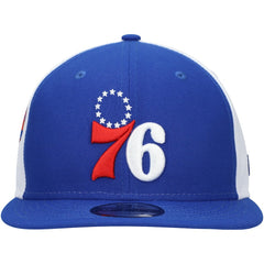 Philadelphia 76ers Pop Panels 9FIFTY Snapback Hat Royal